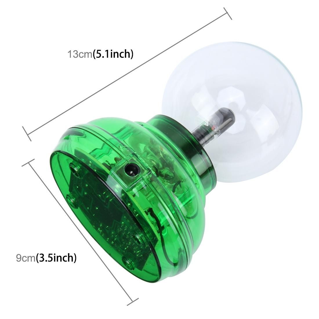 Car Auto Plasma Magic Ball Sphere Lightening Lamp with Hand-Touching Changing Pattern Model (Green)