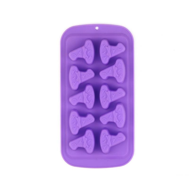 3 PCS Halloween Cartoon Baking Set Chocolate Mold (Wizard Hat)