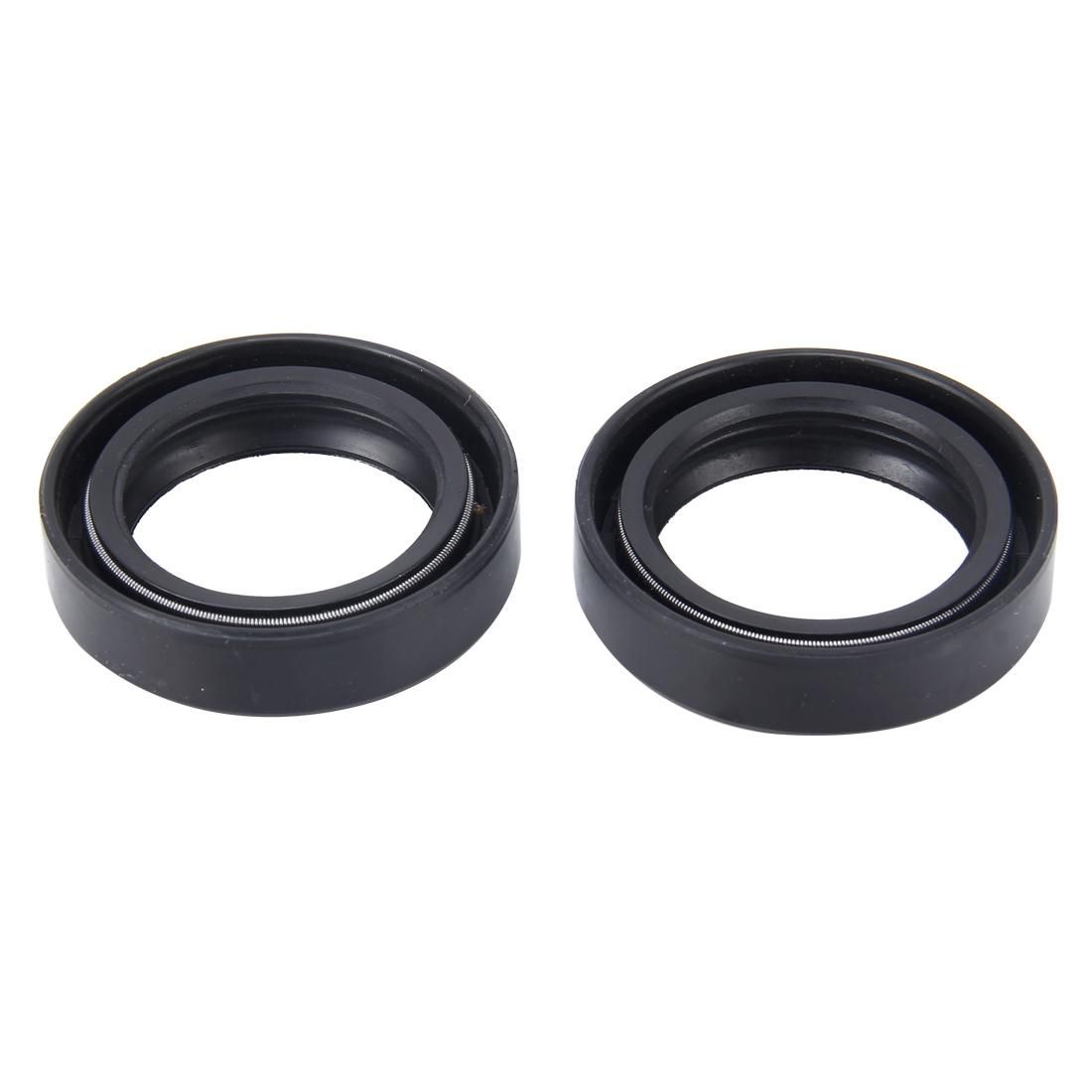 2 PCS Motorcycle Rubber Front Fork Damper Oil Seal Kit for SY125