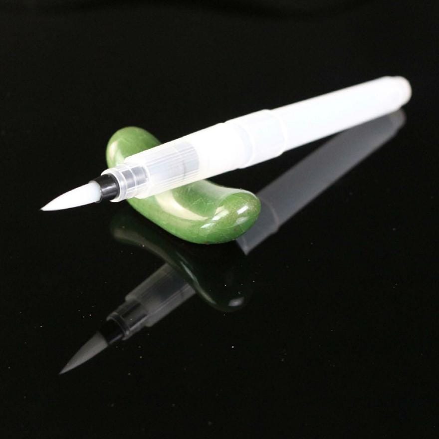 10 PCS Large Pointed Soft Brush Solid Watercolor Painting Fountain Pen Nylon Water Storage Pen