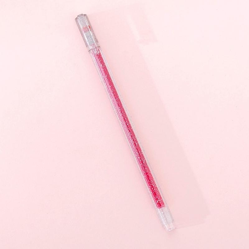 3 PCS Simple Flash Color Student Writing Neutral 0.5mm Hand Account Marker (Red)