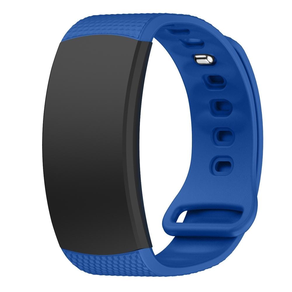 Silicone Wrist Strap Watch Band for Samsung Gear Fit2 SM-R360, Wrist Strap Size:150-213mm (Royal Blue)