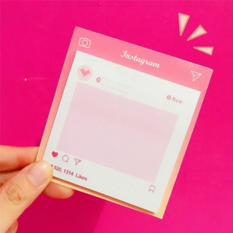 4 PCS Lovely Pink Circle of Friends Memo Pad Planner Sticky Notes Paper Sticker Notepad Kawaii Stationery (INS)