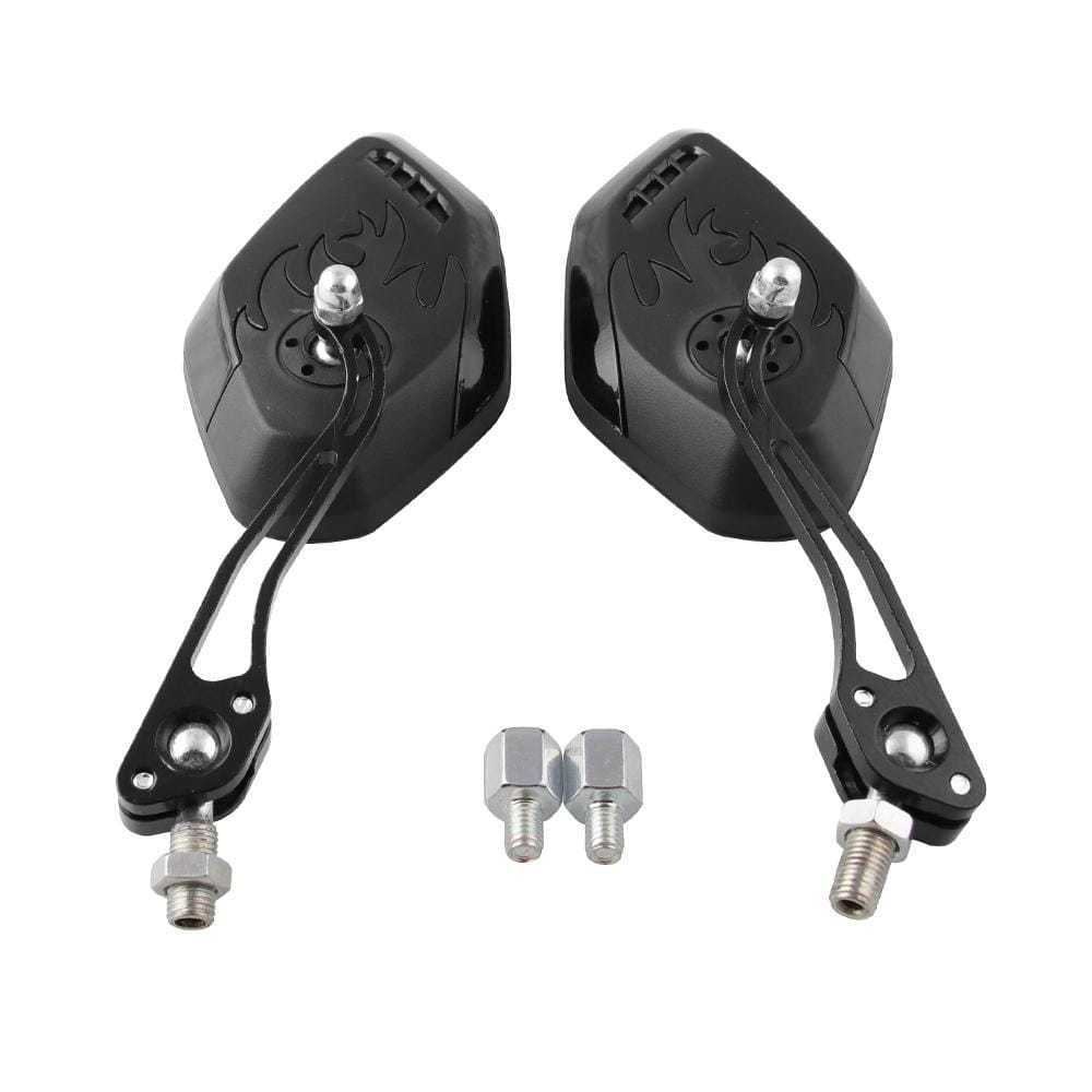 Motorcycle Modified Universal Rear View Mirror Set (Black)