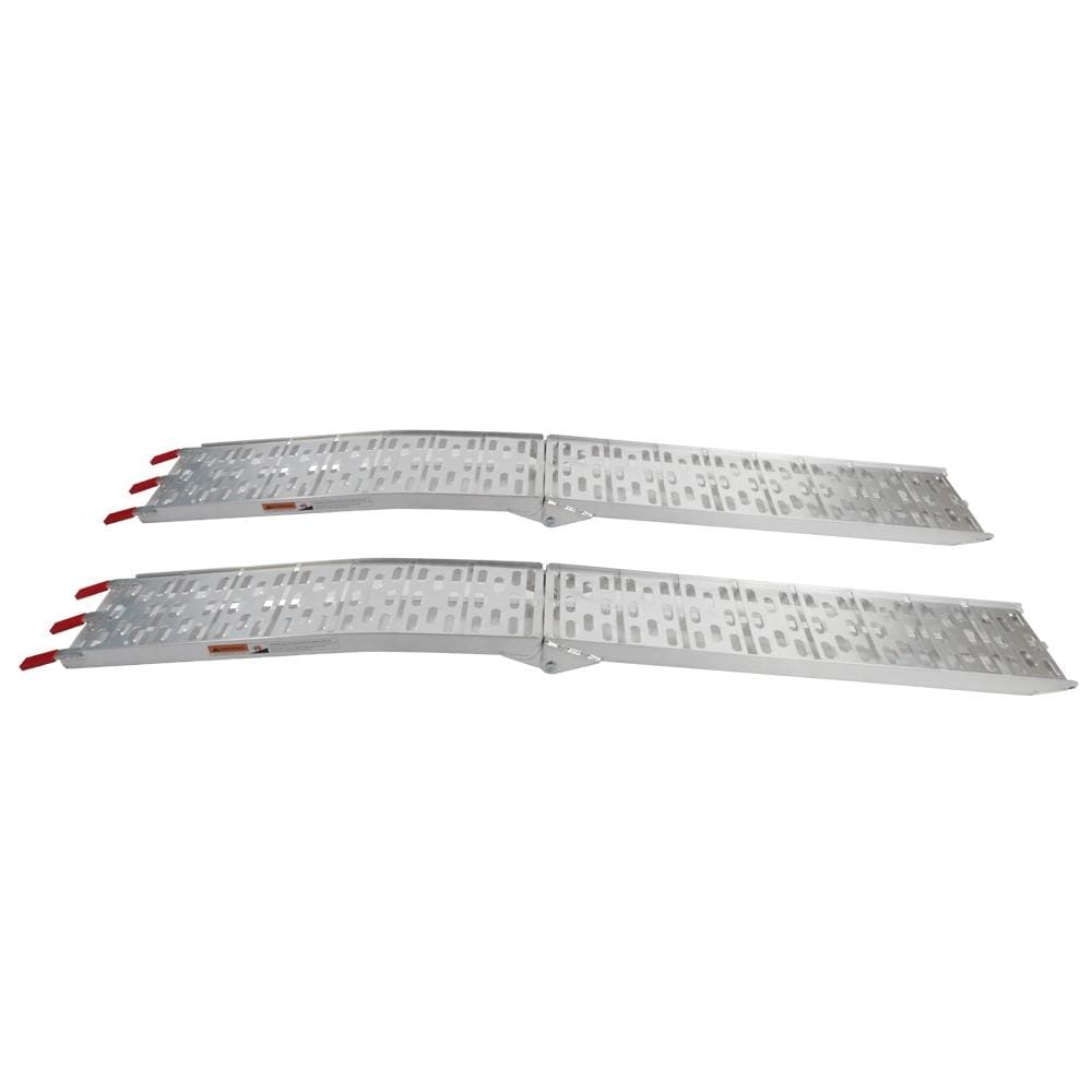 2 PCS Portable Foldable Aluminum ATV Ramps