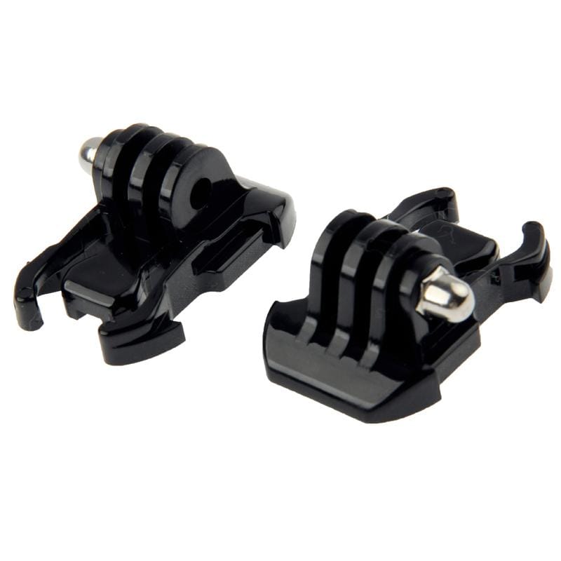 2 PCS TMC HR71 Quick Release Surface Buckle for GoPro HERO6 /5 /5 Session /4 Session /4 /3+ /3 /2 /1, Xiaoyi and Other Action Cameras (Black)