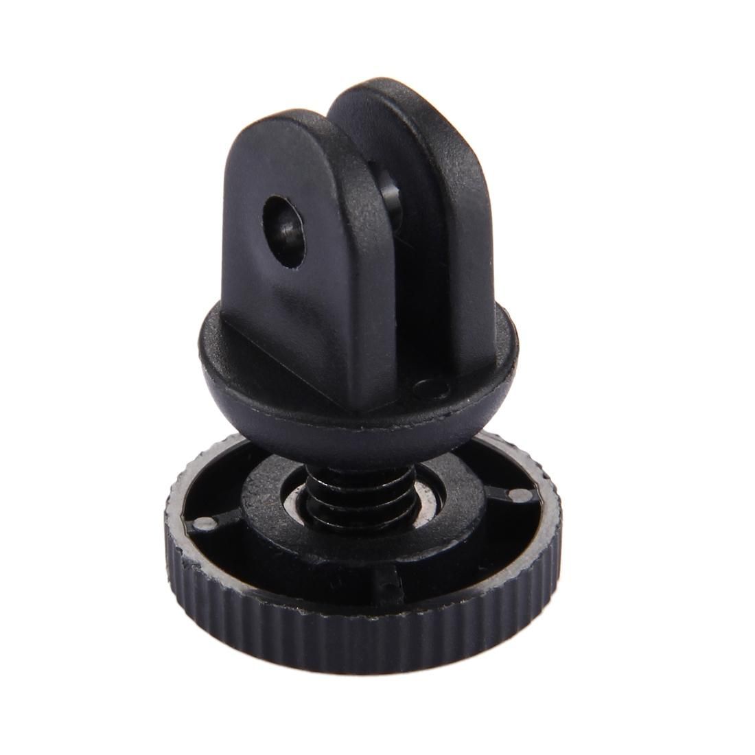 PULUZ Mini Size 1/4 inch Screw Tripod Mount Adapter for GoPro HERO9 Black / HERO8 Black / HERO7 /6 /5 /5 Session /4 Session /4 /3+ /3 /2 /1, Xiaoyi and Other Action Cameras, 3.9mm Diameter Screw Hole, 2.2cm Diameter