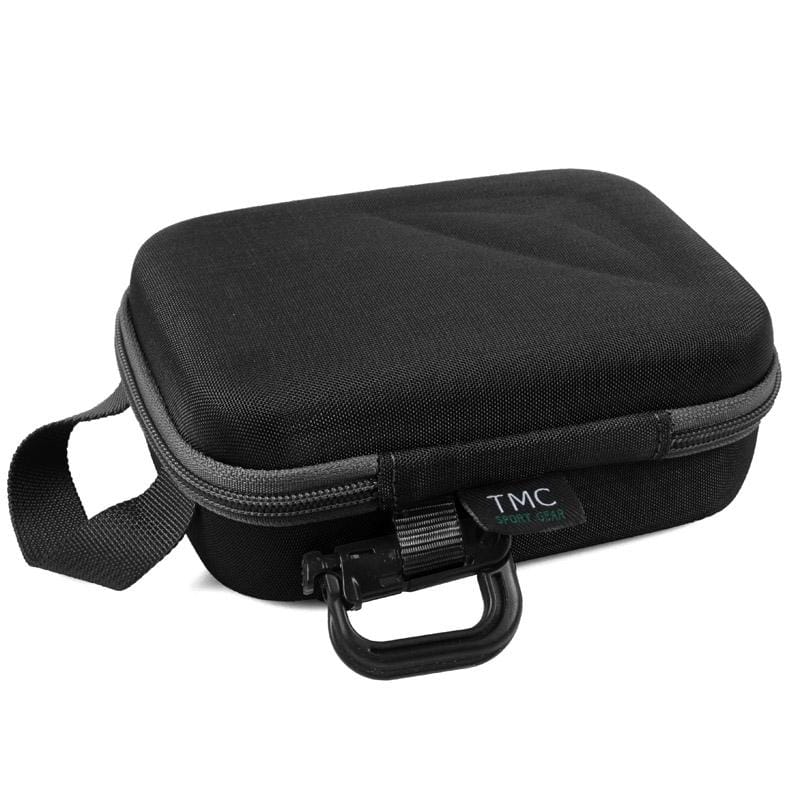 Carbon Fiber Waterproof Portable Case, Size: 9cm x 7cm, TMC EVA Small Case for GoPro  NEW HERO /HERO6   /5 /4 Session /4 /3+ /3 /2 /1, Puluz U6000 and other Sport Cameras Accessories (Black)