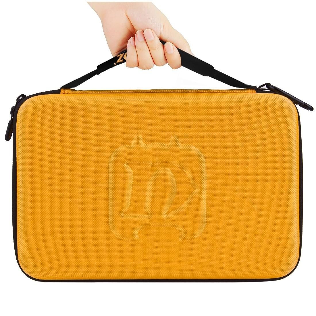 PULUZ Waterproof Carrying and Travel Case for GoPro HERO6 /5 /4 Session /4 /3+ /3 /2 /1, Puluz U6000 and other Sport Cameras Accessories, Large Size: 32cm x 22cm x 7cm (Orange)