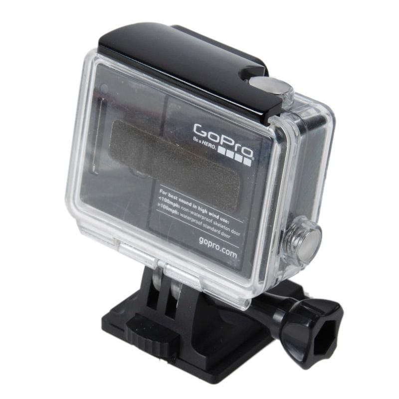 TMC CNC Aluminum Back Door Clip for Gopro HERO4 /3+ (Black)