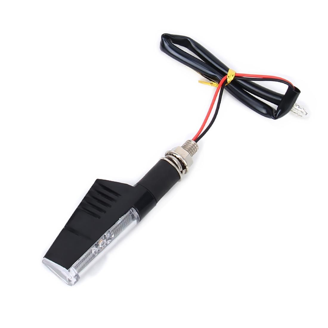 4 PCS DC 12V Motorcycle 1-LED Yellow Light Turn Signal Indicator Blinker Light