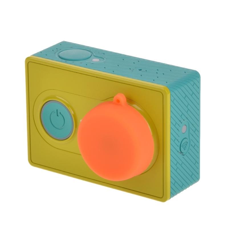Silicone Lens Cap for Xiaomi Yi / GoPro Hero4 / 3+ / 3 (Orange)