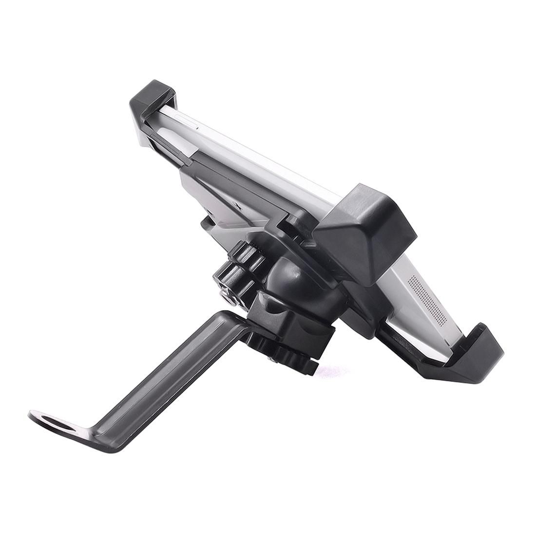 Motorcycle Mobile Phone Holder Rear View Mirror Aluminum Alloy Base, Suitable Size: 3.5-6 inch Phone