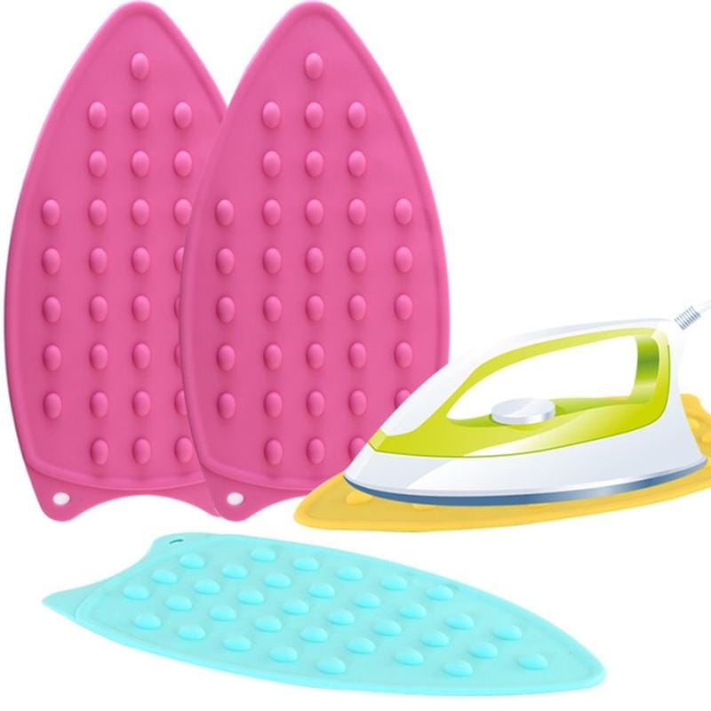 Household Thickened High Temperature Resistant Waterproof Non-slip Silicone Heat Insulation Iron Pad (Turquoise)