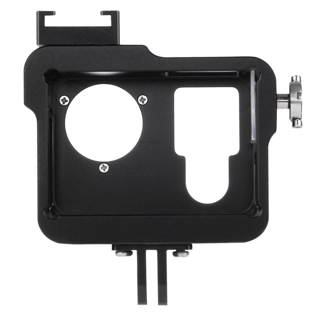 PULUZ Housing Shell CNC Aluminum Alloy Protective Cage with 37mm UV Lens Filter & Lens Cap for GoPro HERO4 (Gold)