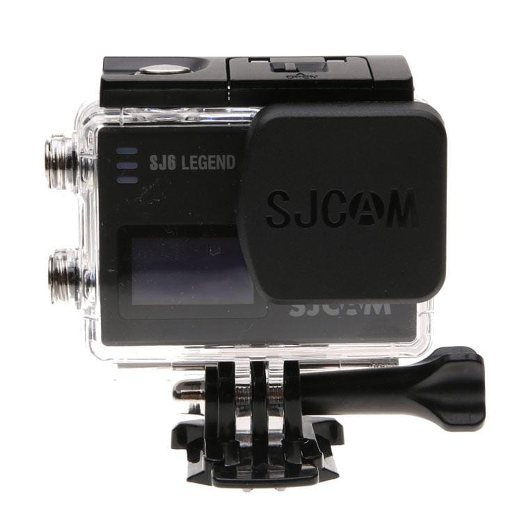 Protective Camera Lens Cap + Housing Case Lens Cover Set for SJCAM SJ6 (Black)