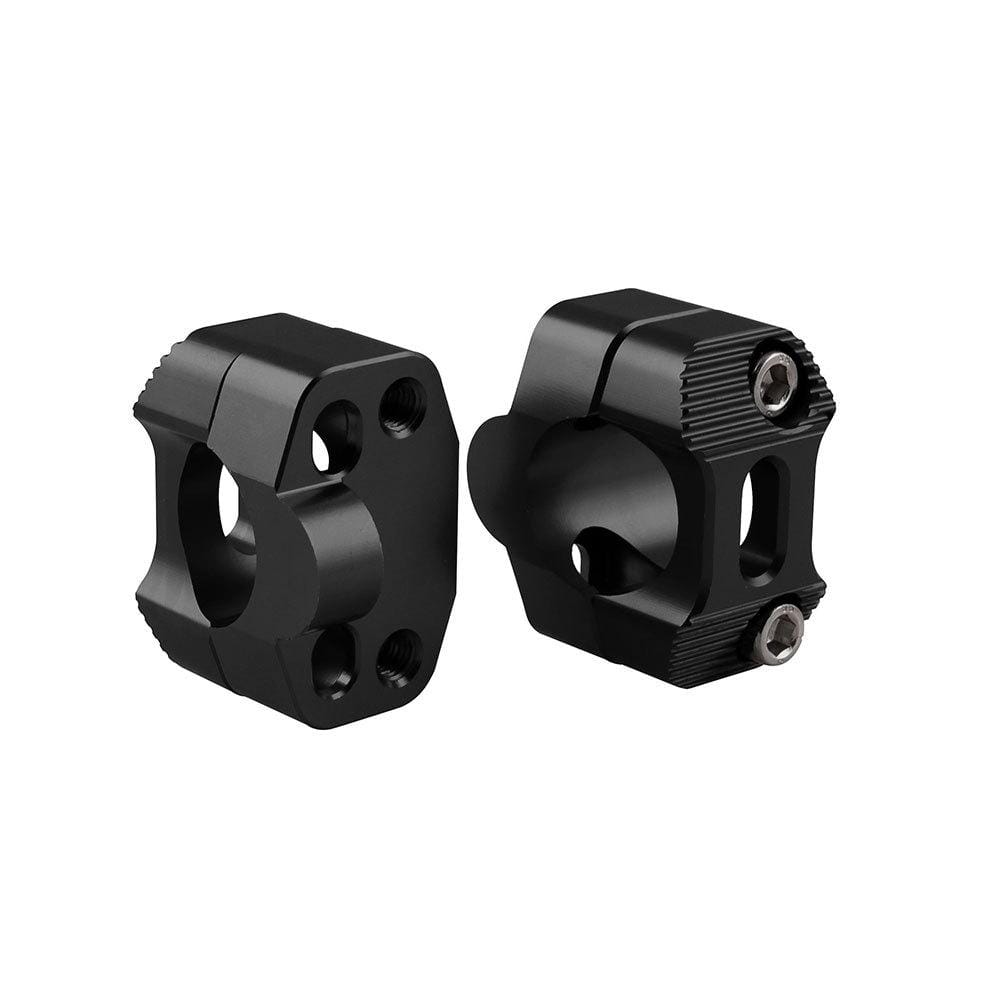 MB-MH030 Motorcycle Modification Accessories Universal Single Hole Handlebar Fixed Bracket, Size: 57.2 x 36.3mm, Hole Diameter: 28mm (Red)