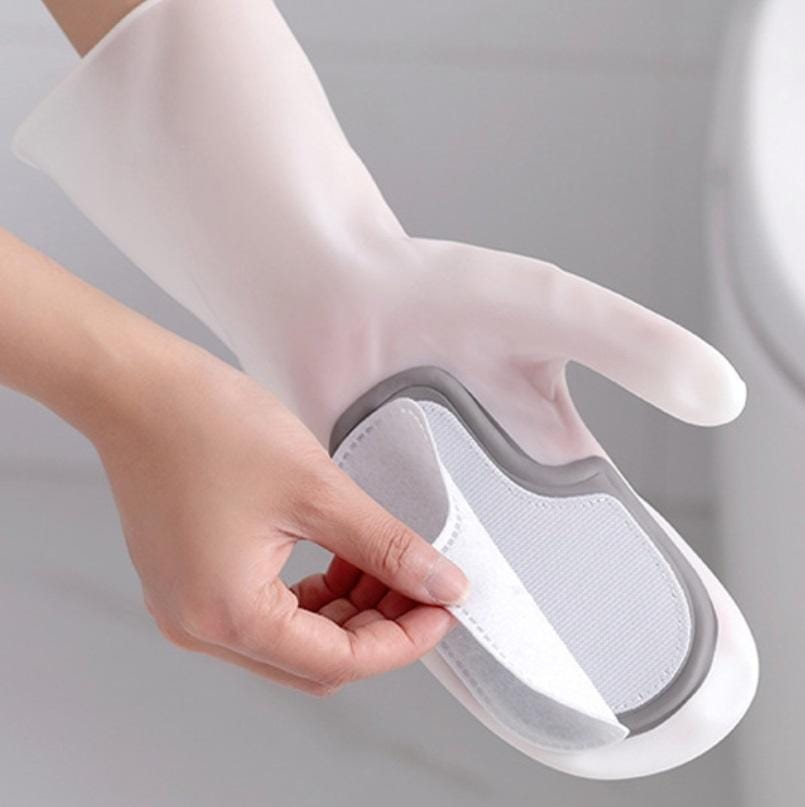 5 PCS Dishwashing Gloves Non-Oily Kitchen Waterproof Housework Wipes, Style:Rag Gloves