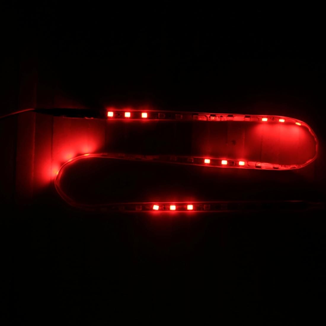 45cm 45 LEDs SMD 2835 Flexible Blue Light LED Casing Strip Light for Car, Motorcycle, DC 12V (Style1)