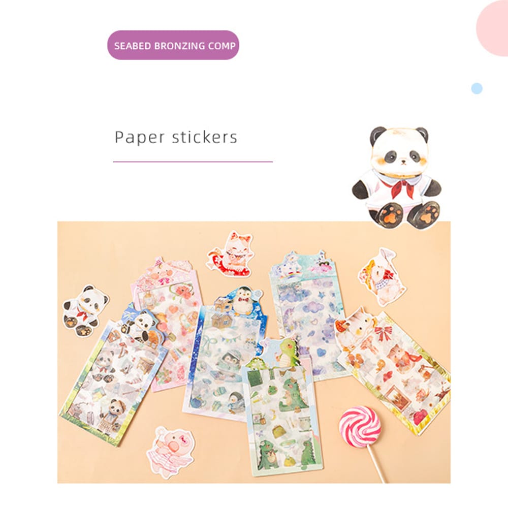 Cute Pet Stickers Self-Adhesive Decoration Sticker 4 - Penguin