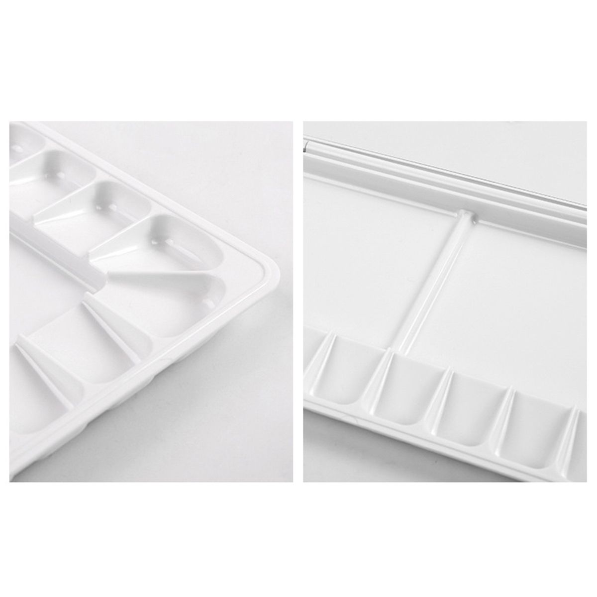 Portable Watercolor Paint Palette Box Folding Paint Tray for