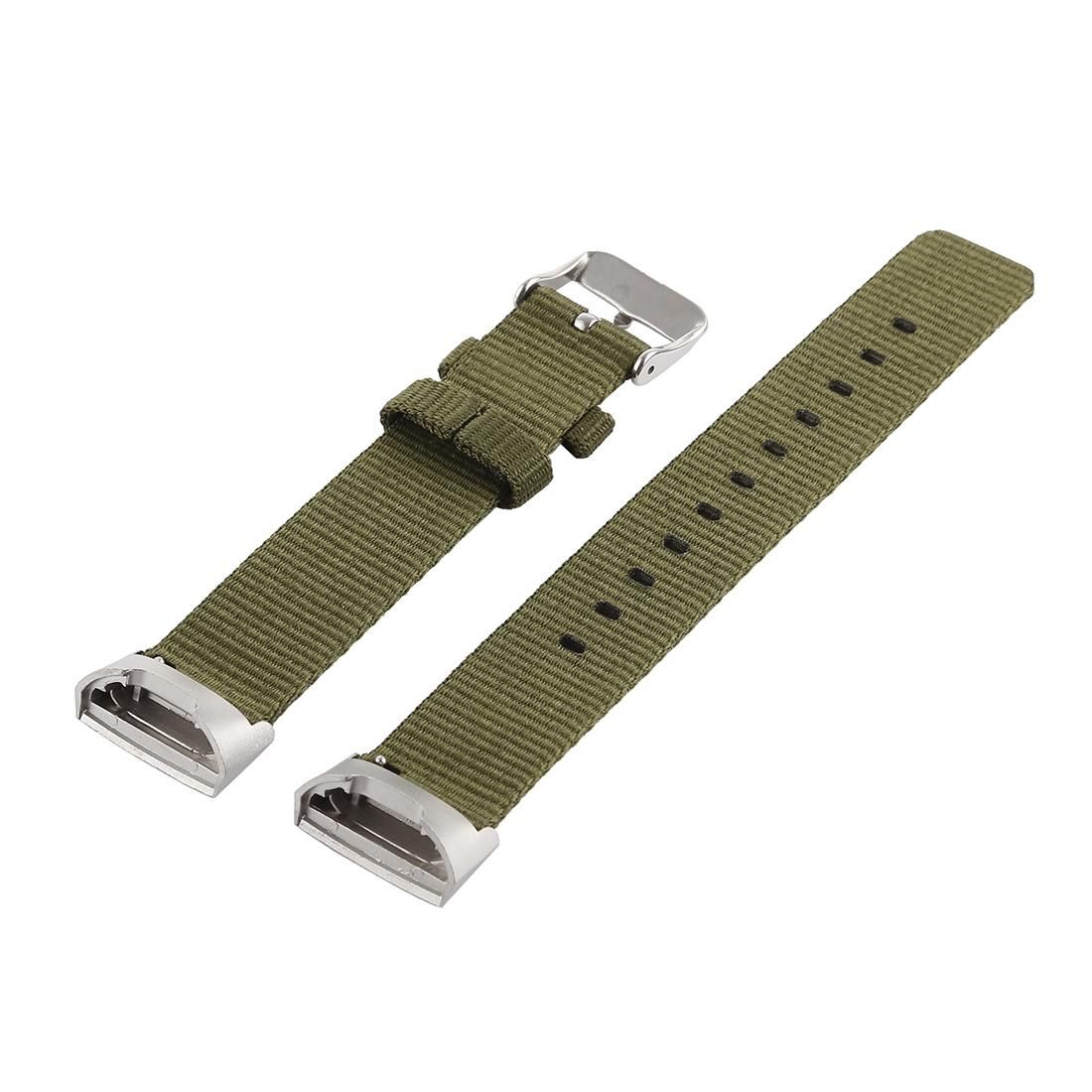 Nylon Wrist Strap Watch Band for Fitbit Charge 3 (Brown)