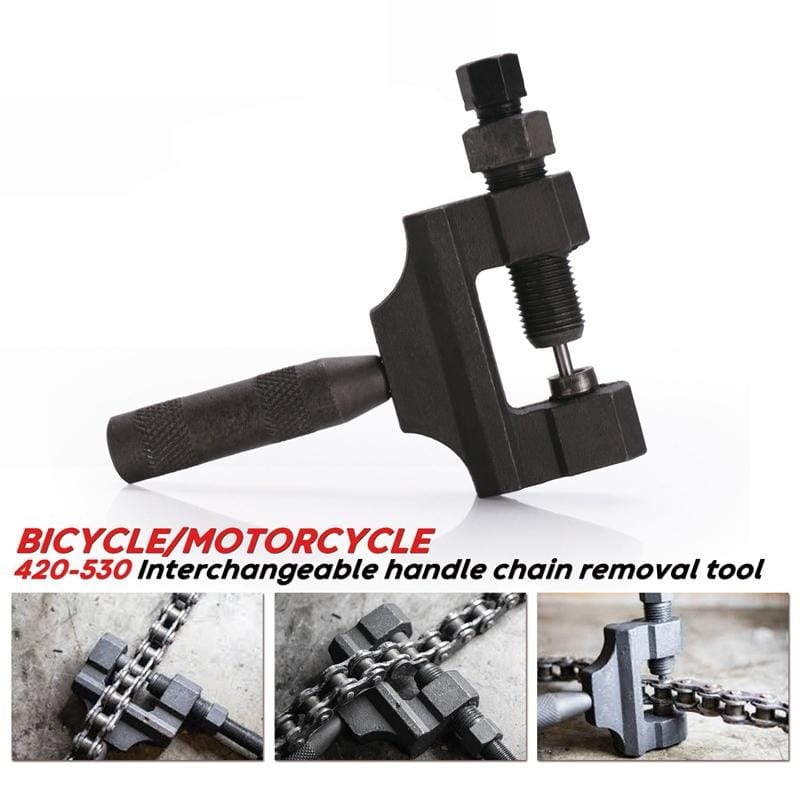 Speedpark Motorcycle / Bicycle Chain Remover 420-530 Interchangeable Handle Card Type Chain Removal Tool