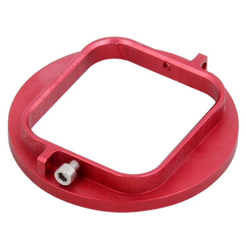 58mm UV Lens Filter Adapter Ring for GoPro Hero 3 Rig Cage Case Mount, ST-123 (Red)