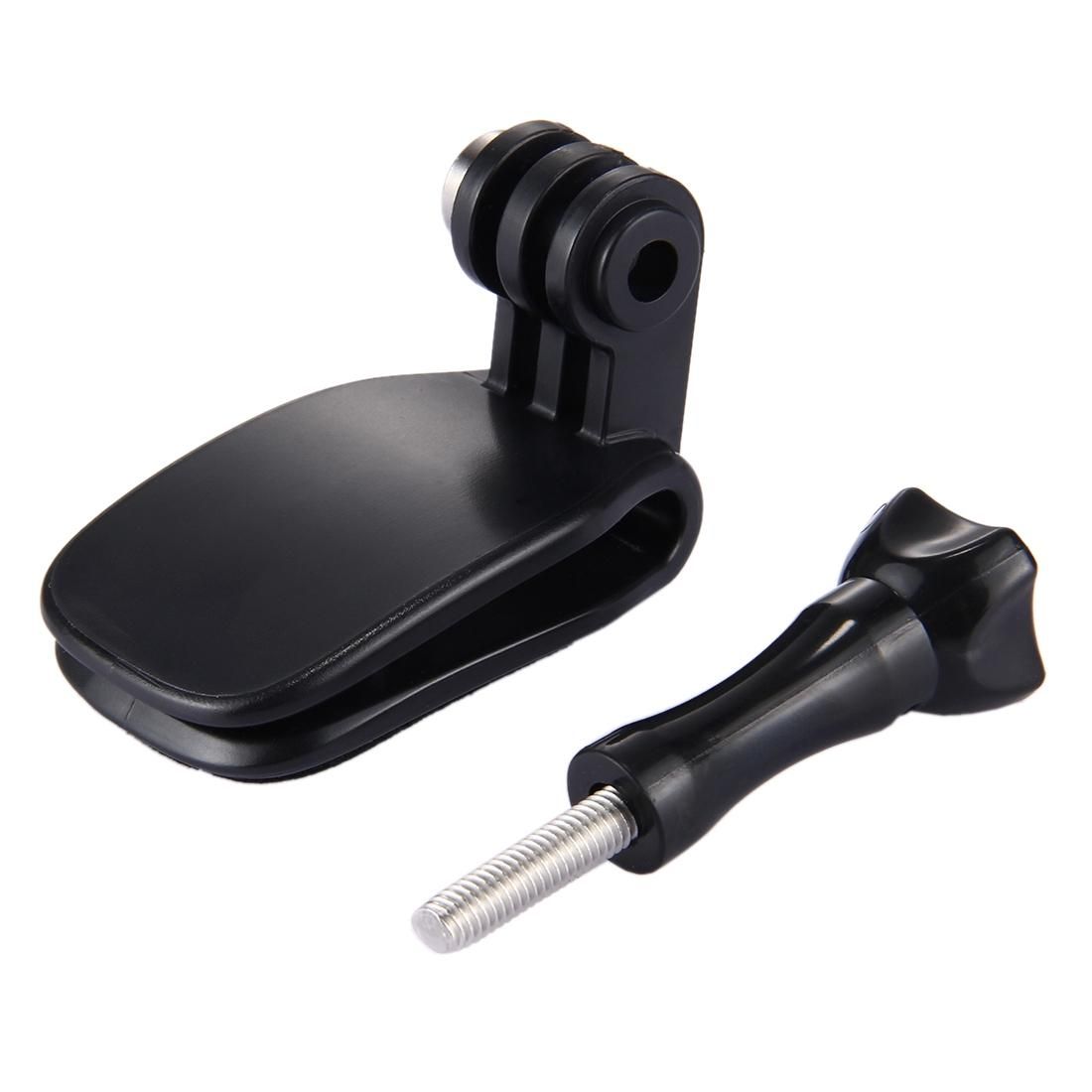 TMC Head Quickclip for GoPro  NEW HERO /HERO6   /5 Session /5 /4 Session /4 /3+ /3 /2 /1, Other Sport Cameras (Black)