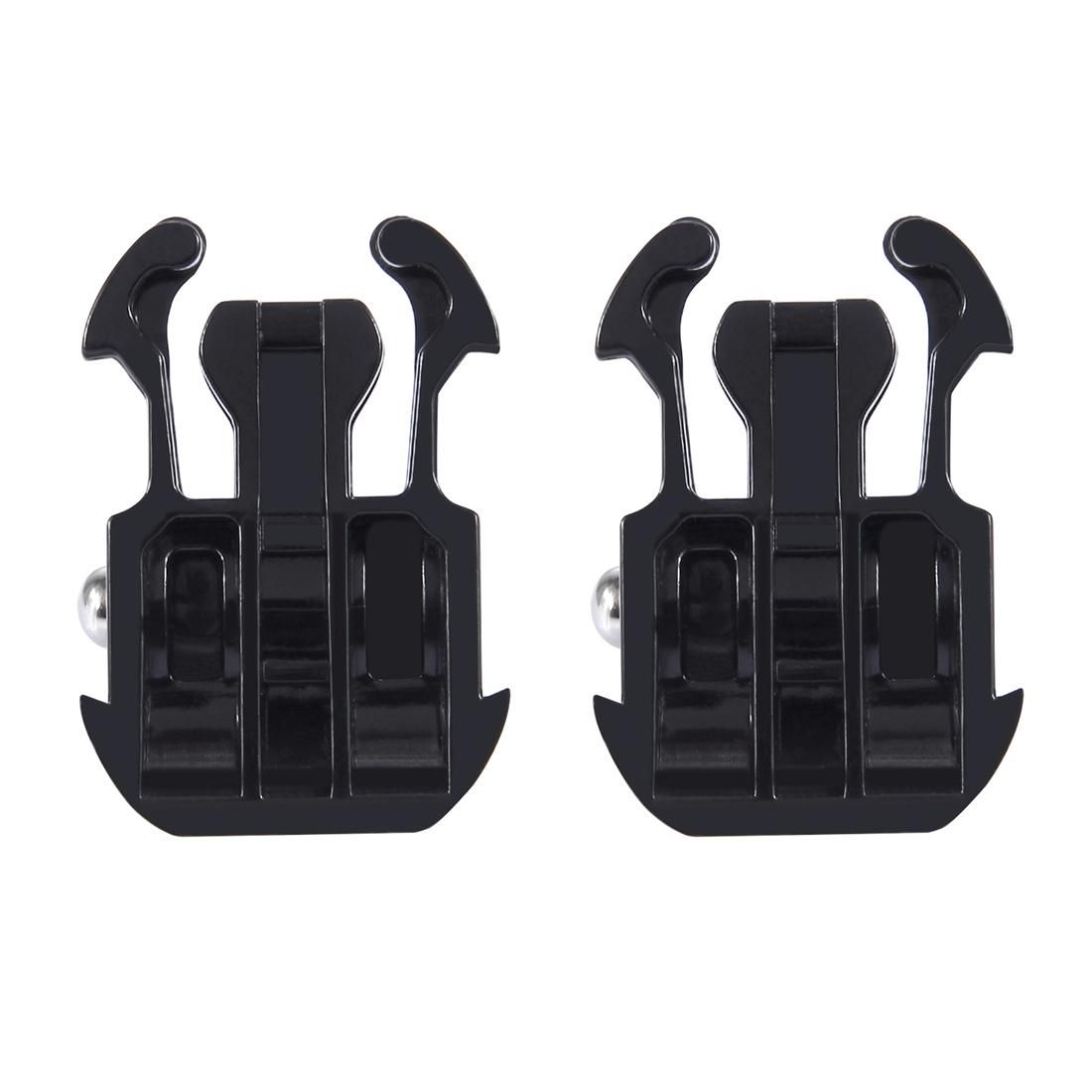 2 PCS PULUZ Horizontal Surface Quick Release Buckle for GoPro HERO9 Black / HERO8 Black / HERO7 /6 /5 /5 Session /4 Session /4 /3+ /3 /2 /1, Xiaoyi and Other Action Cameras
