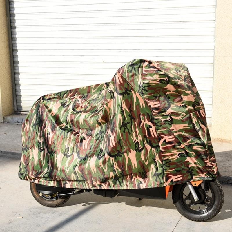 190T Polyester Taffeta All Season Waterproof Sun Motorcycle Mountain Bike Cover Dust & Anti-UV Outdoor Camouflage Bicycle Protector, Size: S (Style3)