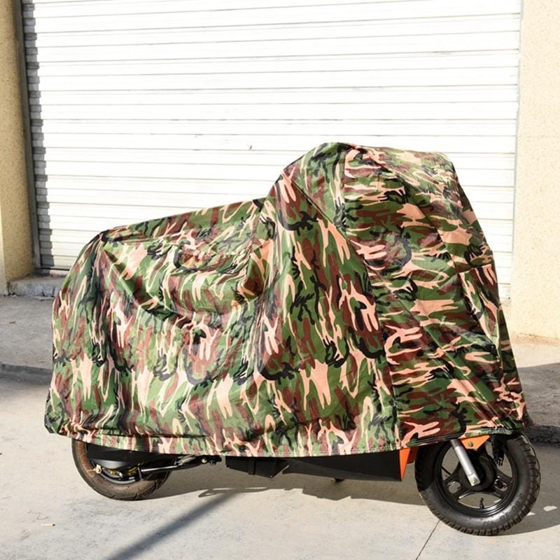 190T Polyester Taffeta All Season Waterproof Sun Motorcycle Mountain Bike Cover Dust & Anti-UV Outdoor Camouflage Bicycle Protector, Size: S (Style1)