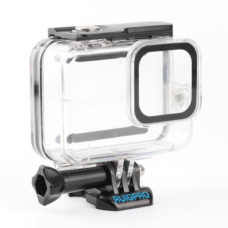 RUIGPRO for GoPro HERO8 Black 45m Waterproof Housing Protective Case with Buckle Basic Mount & Screw (Transparent)