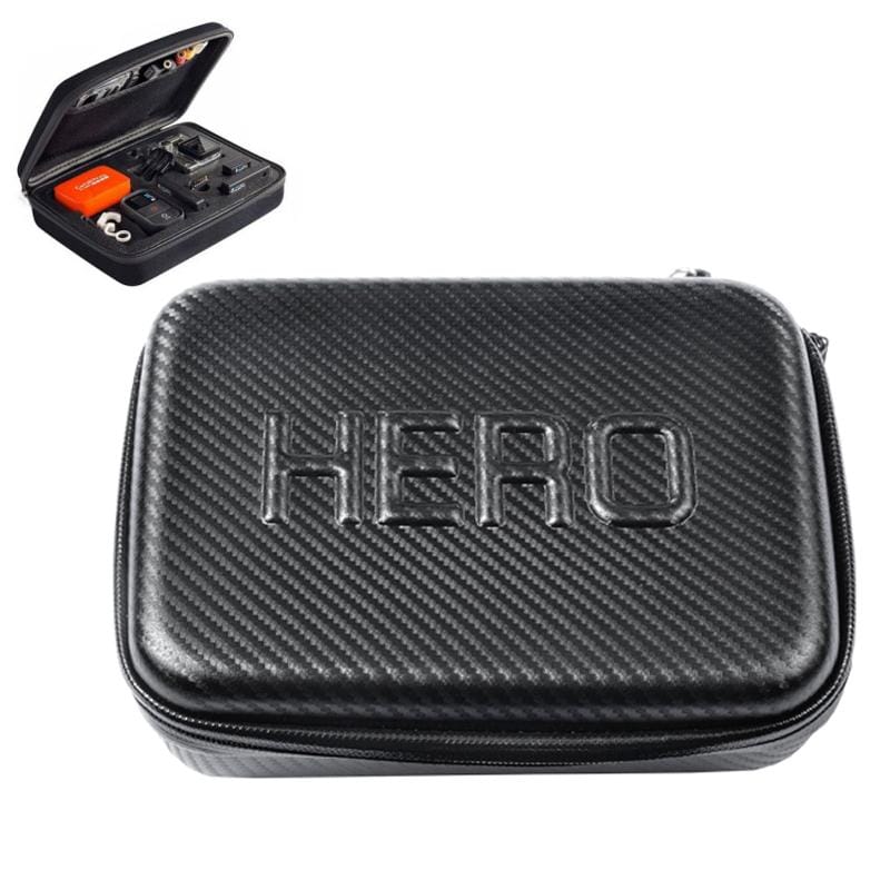 Carbon Fiber Shockproof Waterproof Portable Case for GoPro Hero 4 / 3+ / 3 / 2 / 1 (Black)