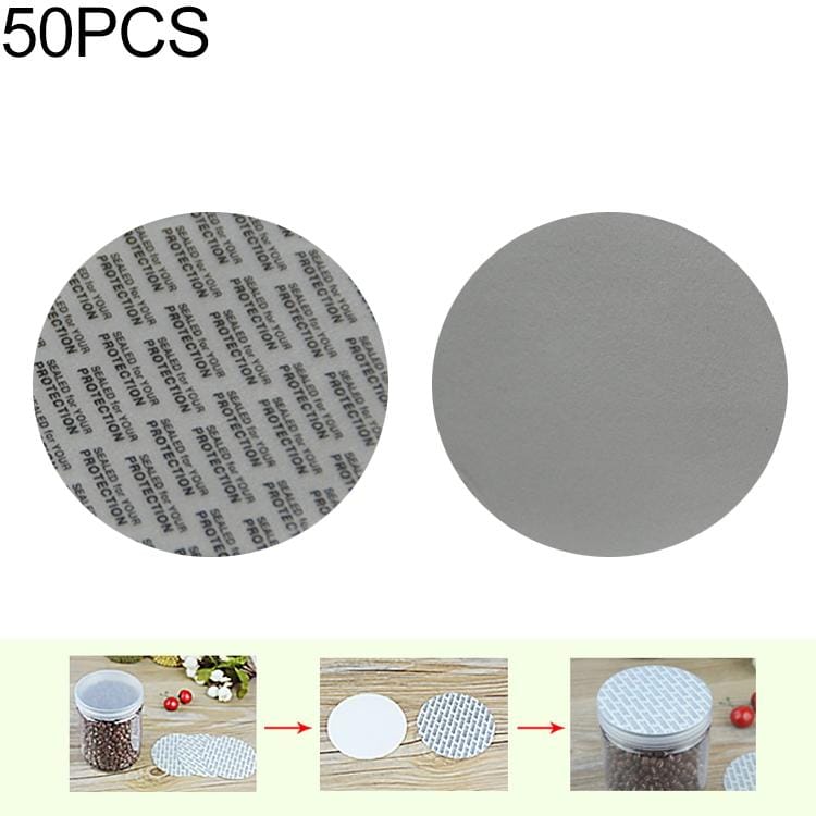 50 PCS Food Sealed Jar Sealed Pressure Sensitive Pad