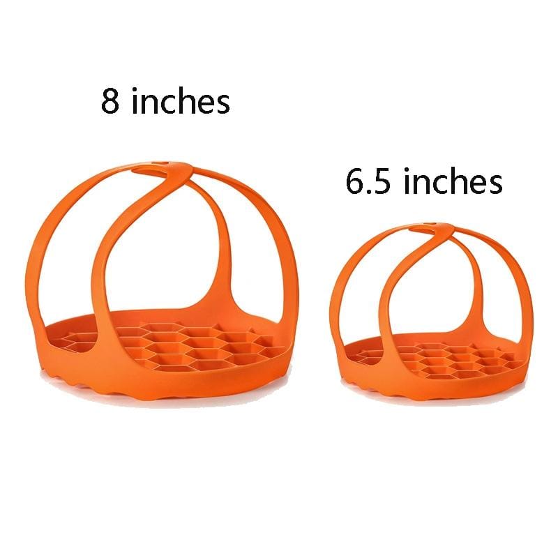 2 PCS Silicone Steamer Egg Cooker Silicone Steamer Basket, Size:8 Inches (Purple)
