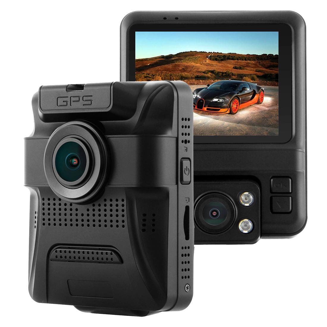 GS65H Car DVR Camera 2.4 inch LCD Screen HD 1080P 150 Degree Wide Angle Viewing, Support Motion Detection / TF Card / G-Sensor / HDMI (Black)