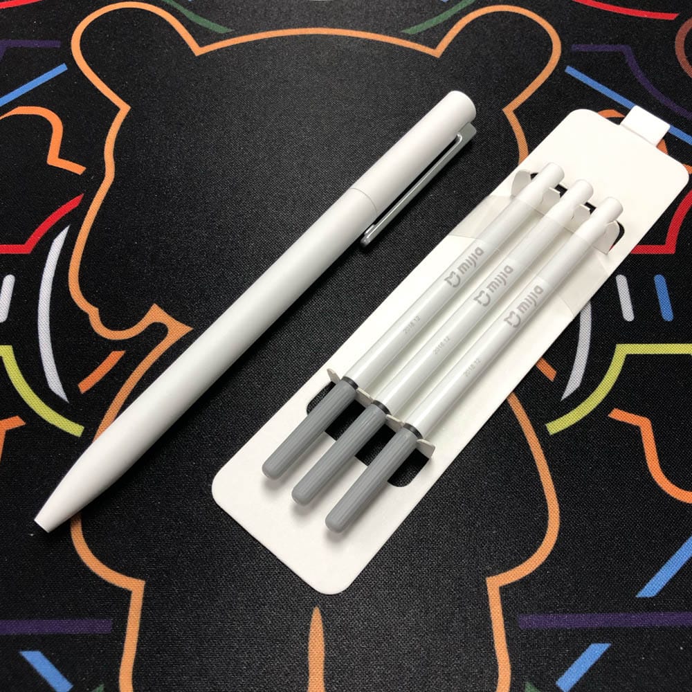 3pcs/lot Xiaomi Mijia Gel Pen Refill Rollerball Pen Signing - 3pcs rifill replace