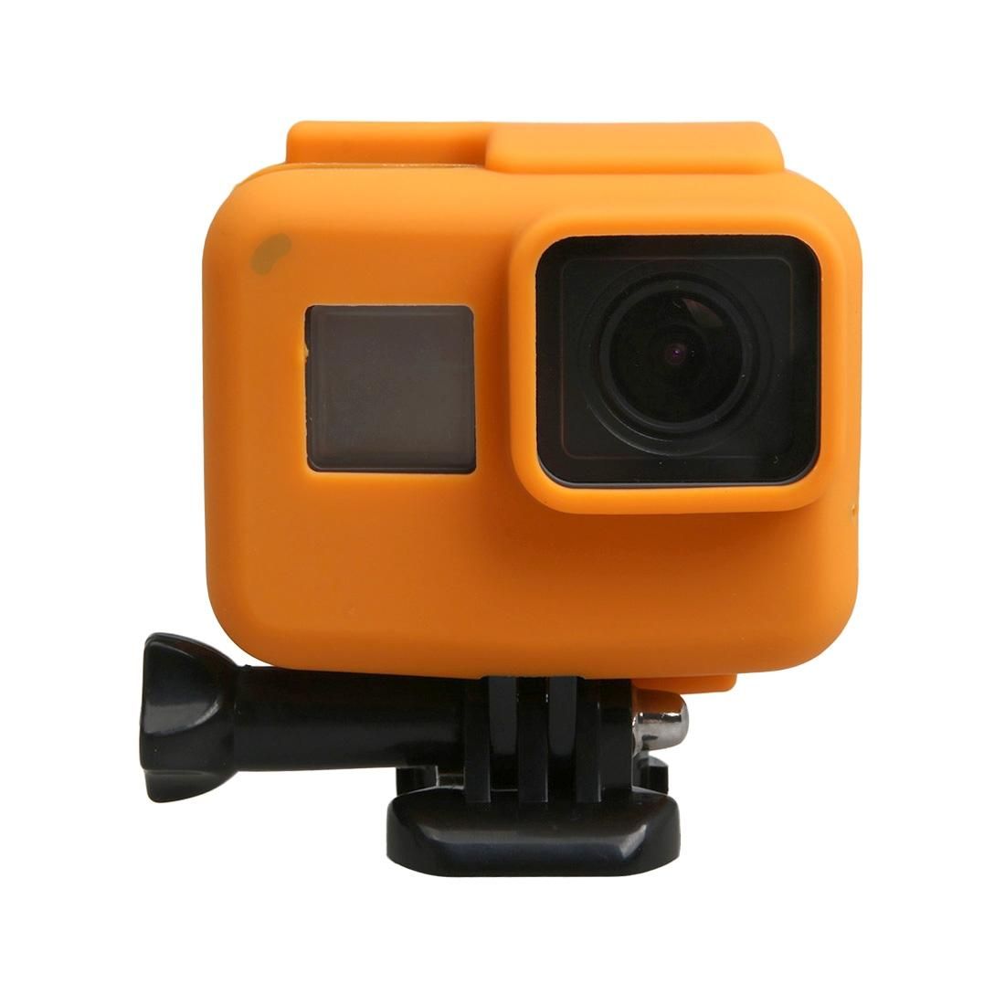 Original for GoPro HERO5 Silicone Border Frame Mount Housing Protective Case Cover Shell (Orange)