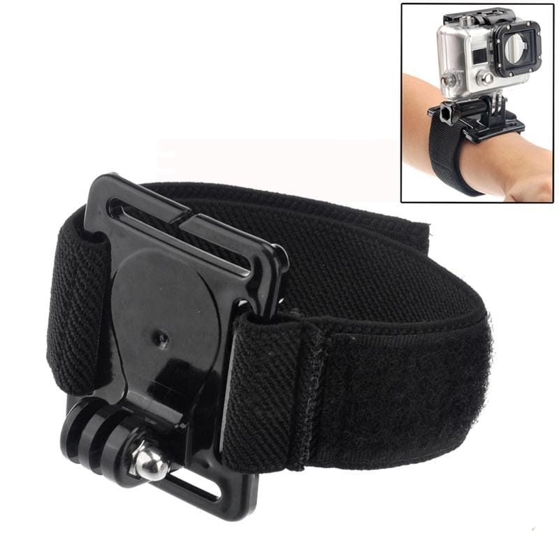 Diving Housing Case Wrist Strap for GoPro  NEW HERO /HERO6   /5 /5 Session /4 Session /4 /3+ /3 /2 /1, Xiaoyi and Other Action Cameras, ST-98 (Black)
