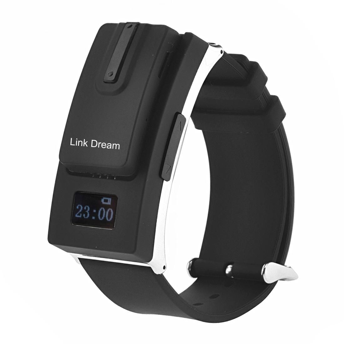 Link Dream Removable Design Bluetooth V3.0 Headset Sport Watch for iPhone 6 / Samsung / HTC and all Bluetooth Enabled Mobile Phones (Black)