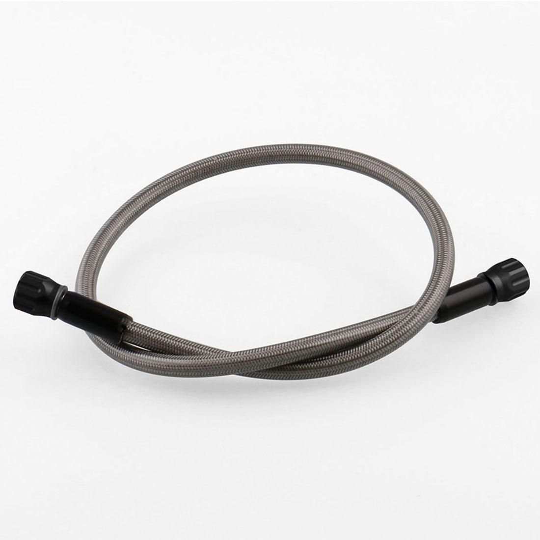 Motorcycle Modified Accessories Universal Steel Wire Braided High Temperature Resistance Brake Hose, Length: 945mm (Black)