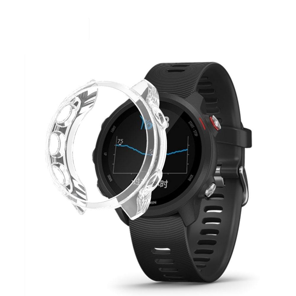 For Garmin Forerunner 245 TPU Translucent Watch Case (Transparent)