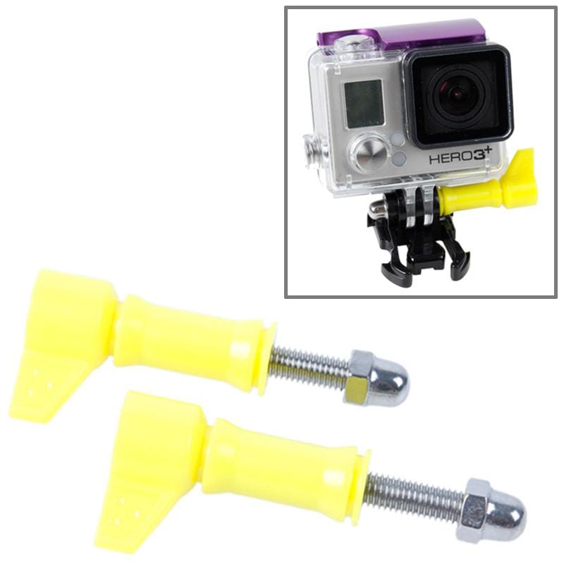 2 PCS TMC HR213 L-Shape Tighter Torque Screw for GoPro HERO4 /3+ /3 /2 (Yellow)