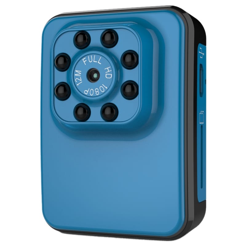 R3 Full HD 1080P 2.0MP Mini Camcorder Action Camera, 120 Degrees Wide Angle, Support Night Vision / Motion Detection (Blue)