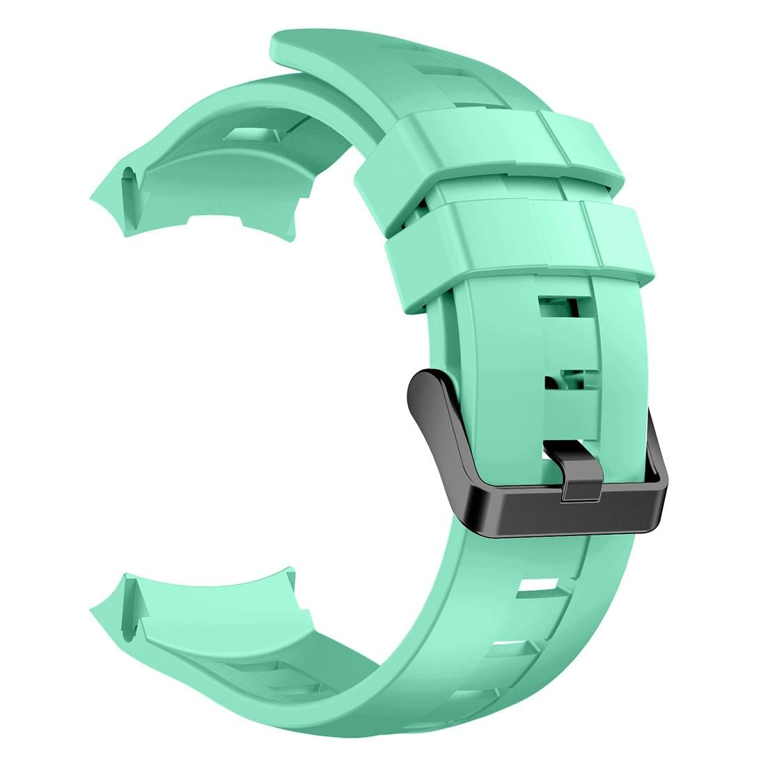 For Suunto Ambit3 Vertical Silicone Watch Bands, Width: 24mm (Mint Green)