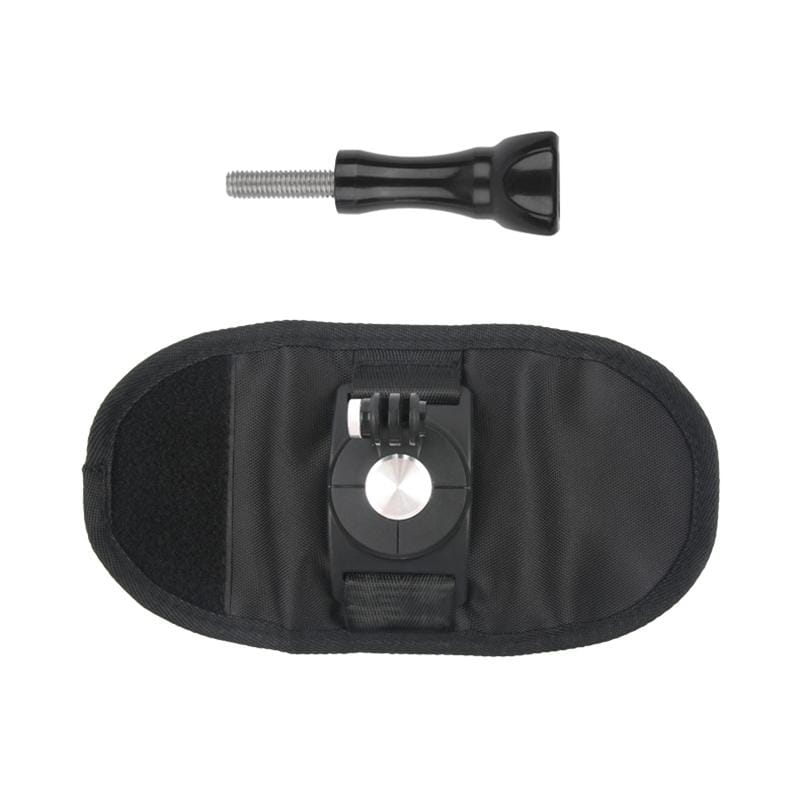 360 Degree Rotating Quick Release Strap Mount Shoulder Backpack Mount for GoPro HERO9 Black / HERO8 Black /7 /6 /5 /5 Session /4 Session /4 /3+ /3 /2 /1, and Other Action Cameras (Black)