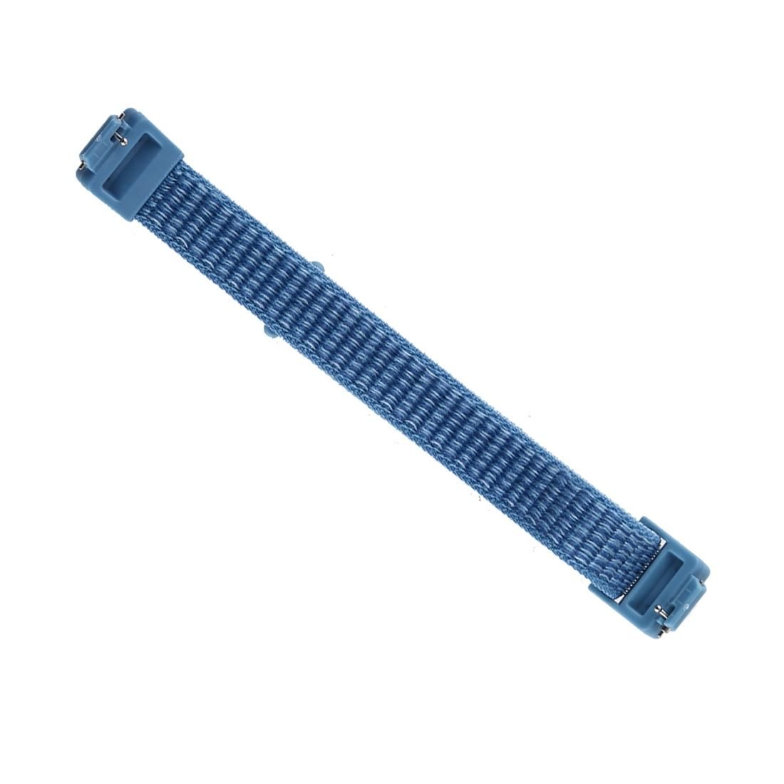 For Fitbit Inspire/ Inspire HR Nylon Watchband with Hook and Loop Fastener (Red Black)