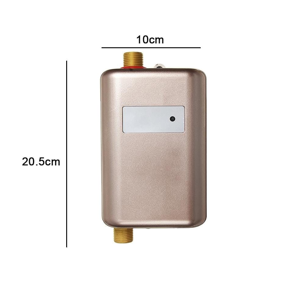 Electric Hot Water Faucet Instant Water Heater Home Kitchen Small Heater, Indicator Light Version, Plug Specifications:UK (Golden)