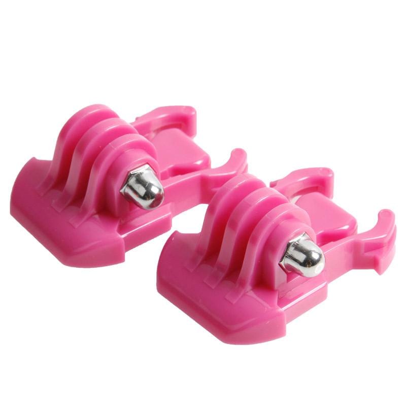 2 PCS TMC HR71 Quick Release Surface Buckle for GoPro HERO6 /5 /5 Session /4 Session /4 /3+ /3 /2 /1, Xiaoyi and Other Action Cameras (Black)